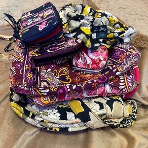 Vera Bradley Bundle | 3 purses and 4 accessories